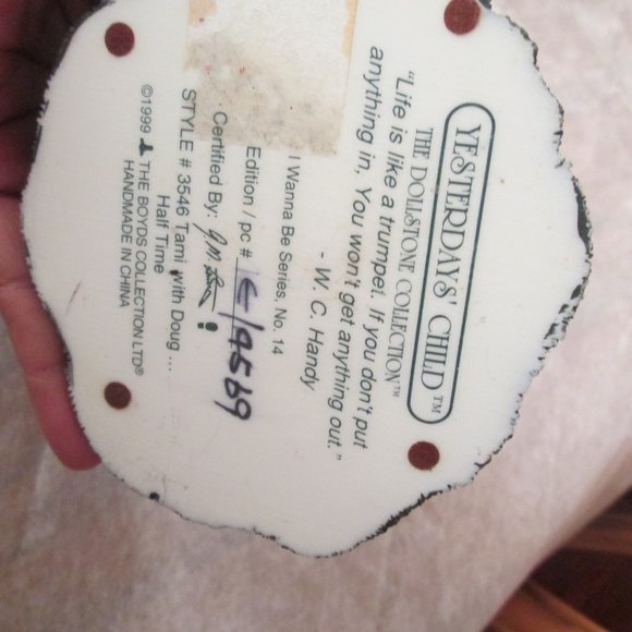 THE BOYDS  COLLECTION YESTERDAY 'CHILD  THE DOLLSTONE COLLECTION - Picture 3 of 3